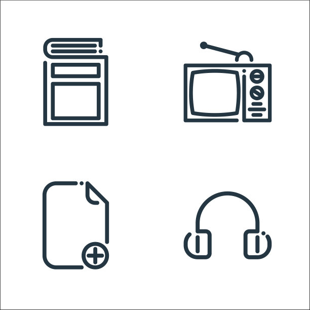 Ricon线图标线性设置质量线设置等图片下载