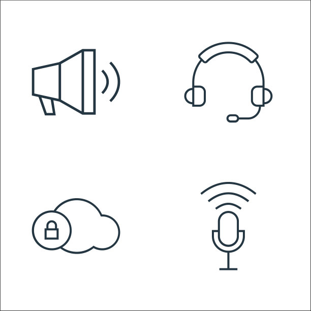 用户界面线图标线性设置质量线图片下载