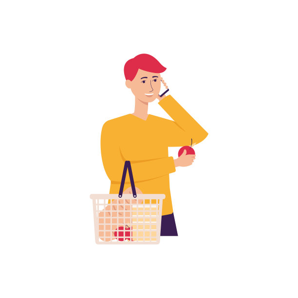 在店里用手机聊天的男人图片下载