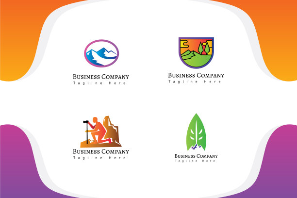 标志设定冒险标志公司业务图片下载