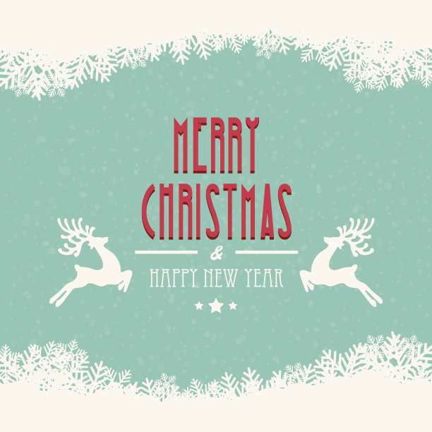 圣诞快乐冬日背景图片下载