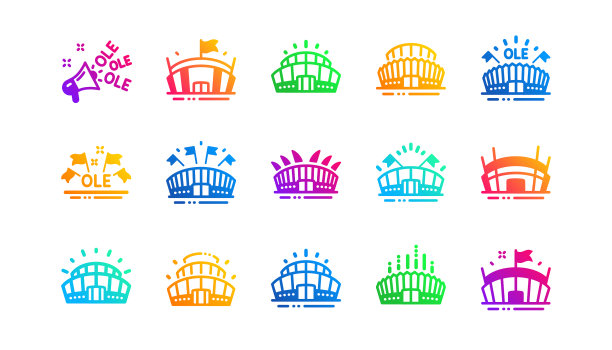 体育场馆图标老歌竞技场足球图片下载