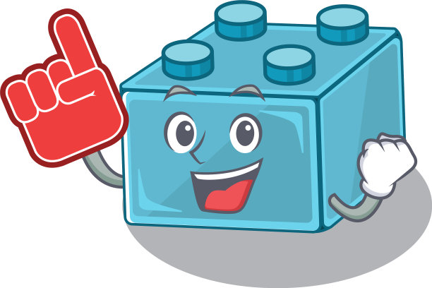 一幅画乐高积木玩具吉祥物卡通图片下载