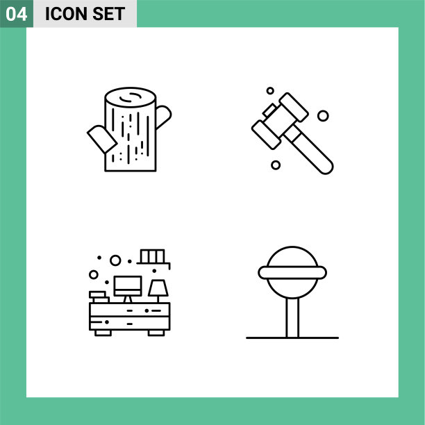 设置4商业填充线平面颜色包图片下载