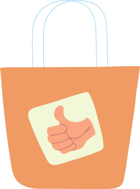 购物袋不同的图标和产品图片下载