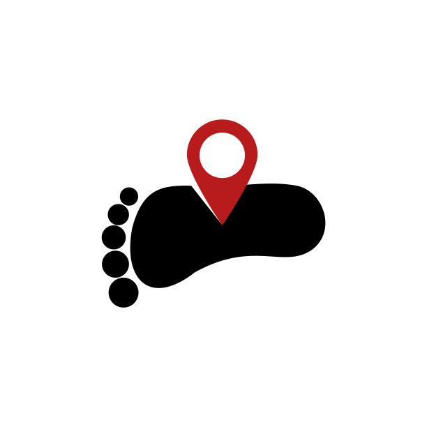 脚标志图标设计模板图片下载