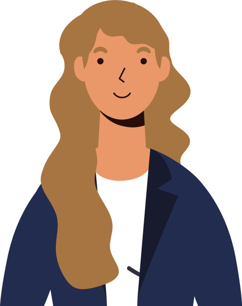 年轻女子随意的化身角色图片下载