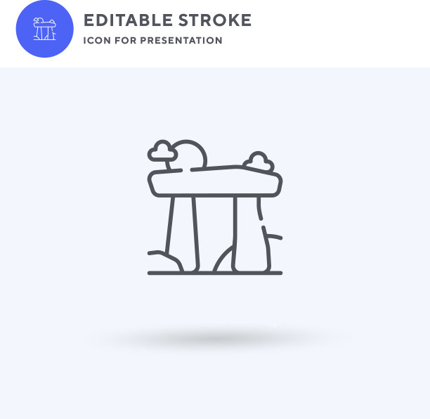 石门图标填充平面固体标志图片下载