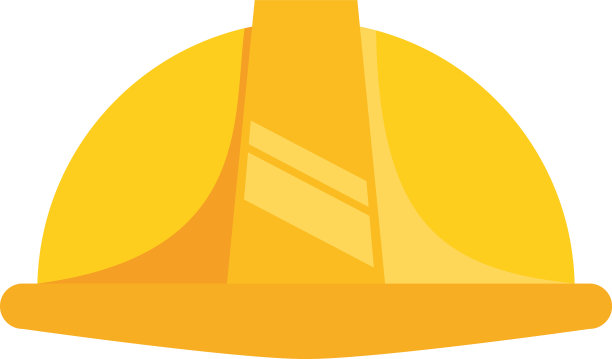 施工头盔工具孤立图标图片下载