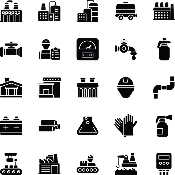 工业符号图标图片下载