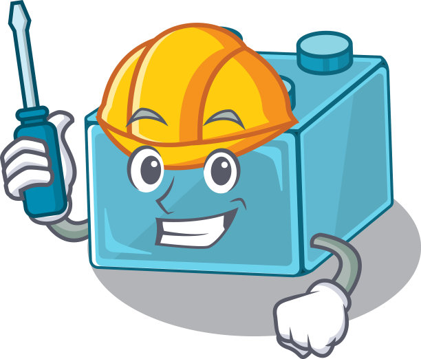 卡通人物风格的乐高积木玩具工作图片下载