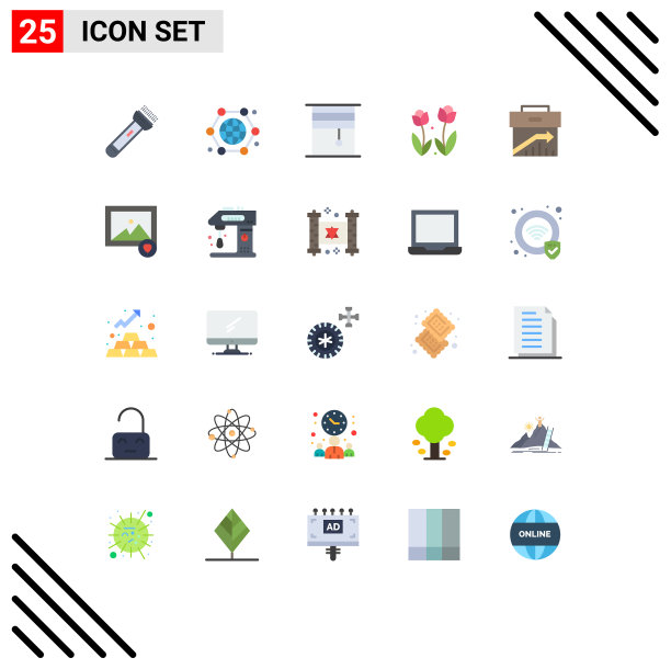 设置25平的颜色网格自然植物图片下载