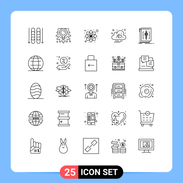 用户界面线装现代标识和图片下载