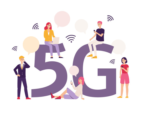 人们使用5g无线技术平图片下载