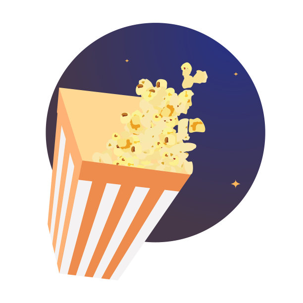 装爆米花的纸杯图片下载