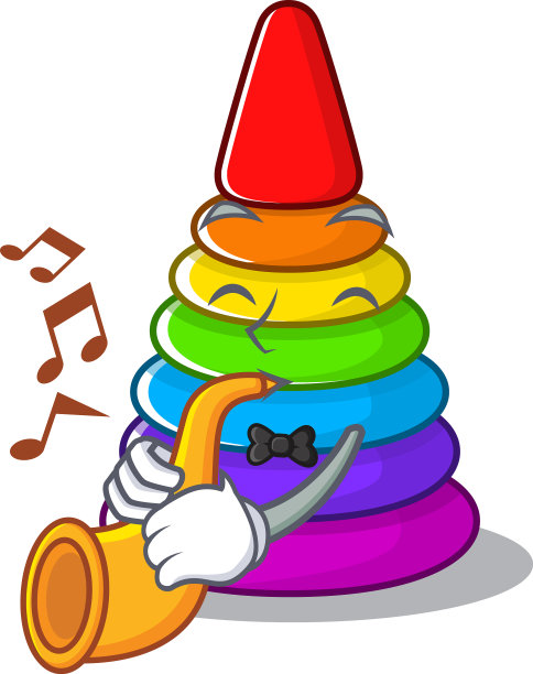 吉祥物设计概念玩具金字塔玩一图片下载