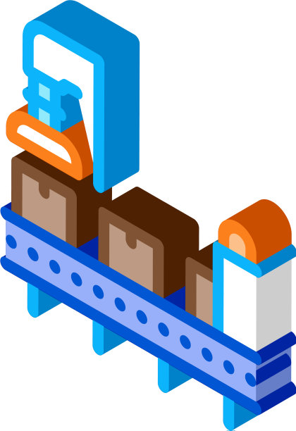 制造过程等距图标图片下载