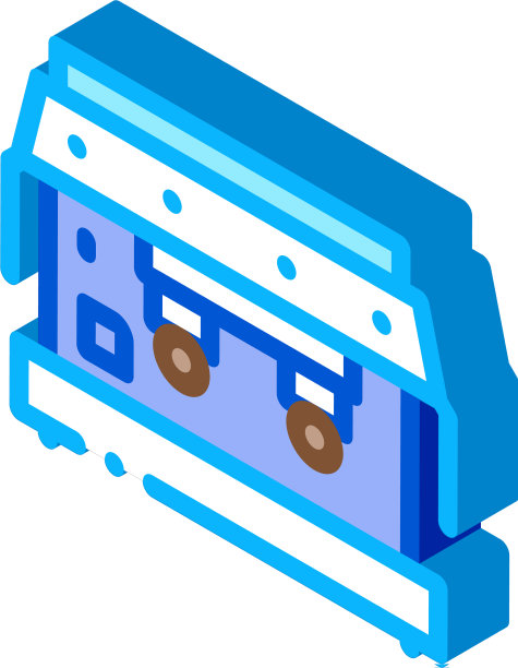 专业咖啡机等距图标图片下载