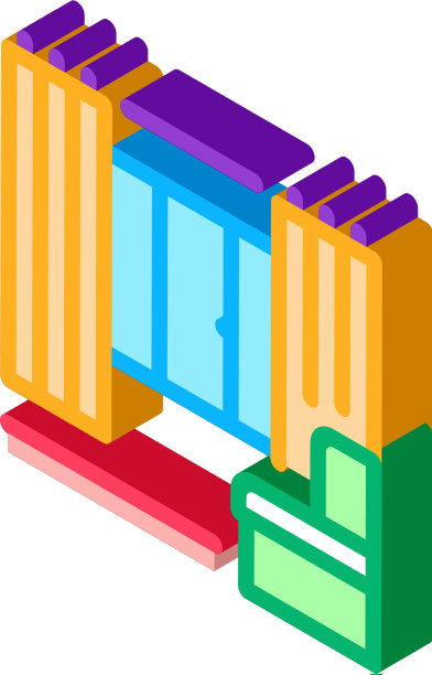 公寓内部等距图标图片下载