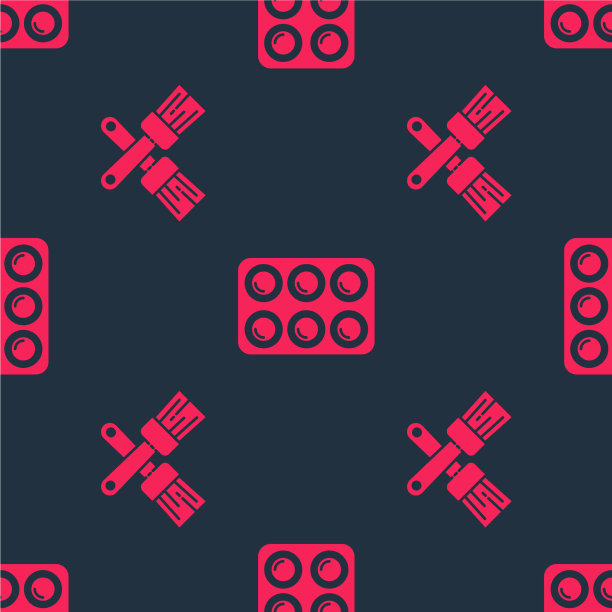 设置交叉油漆刷和水彩油漆图片下载