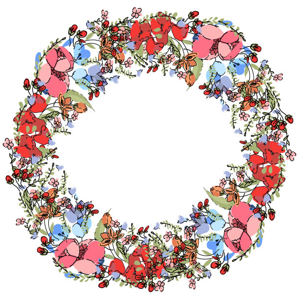 明亮的礼品卡与复制空间圆形框架图片下载