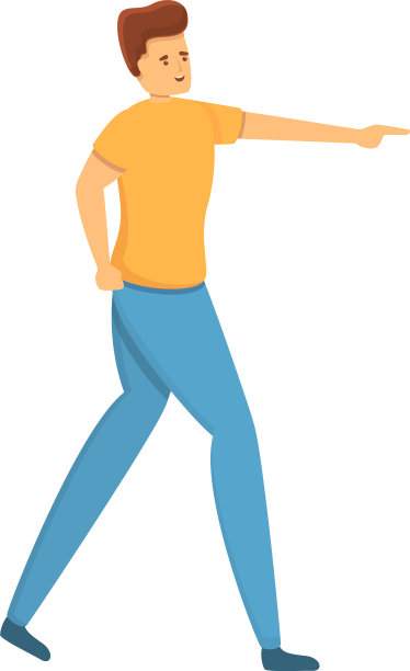 成功的私人教练图标卡通风格图片下载