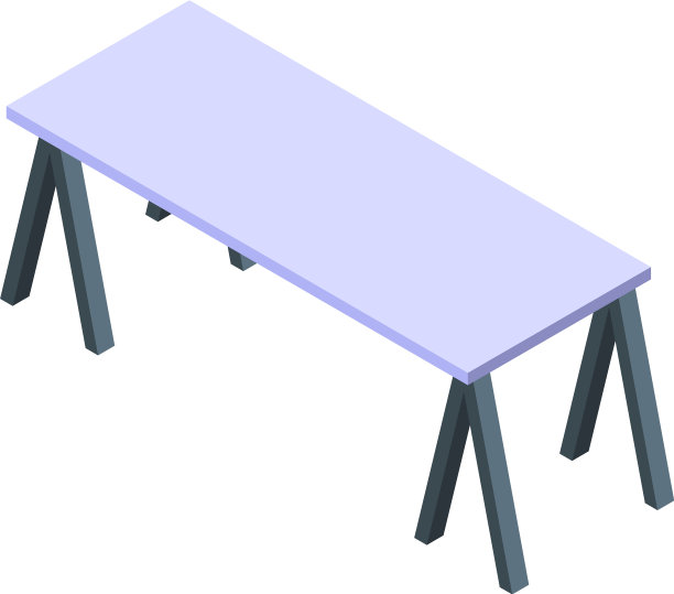 长野餐桌图标等距风格图片下载