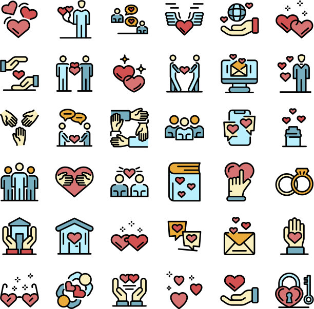 情感图标设置平坦图片下载