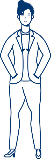 年轻女子随意的化身角色图片下载