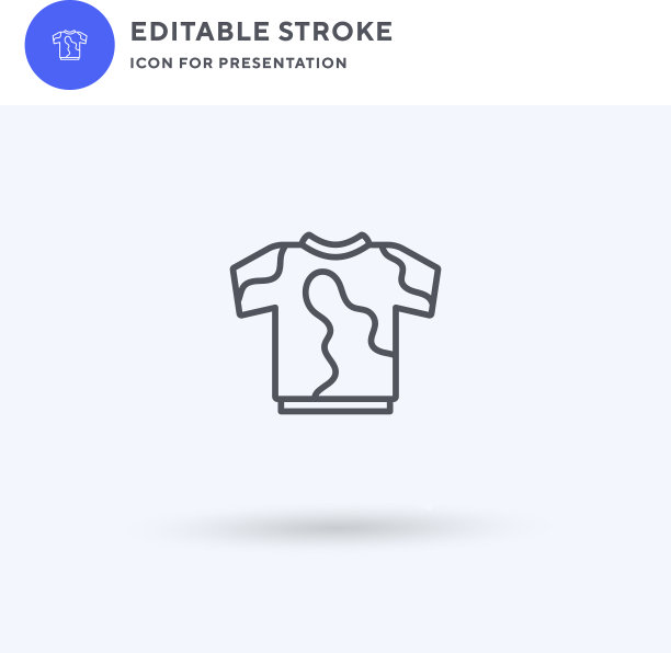 t恤图标填充平面标志实心图片下载