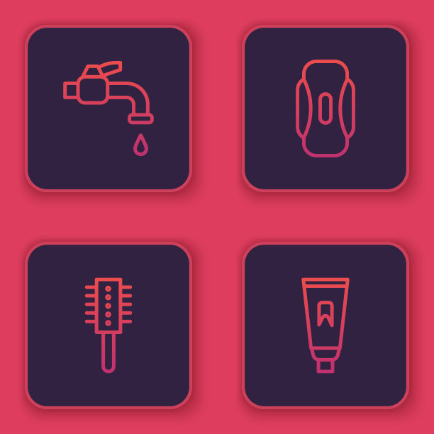 设线、水龙头、发刷、卫生巾等图片下载