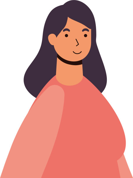 年轻女子随意的化身角色图片下载