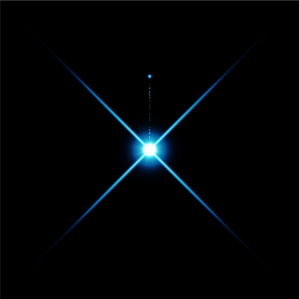 蓝色暖色明亮的镜头光晕闪光泄漏图片下载