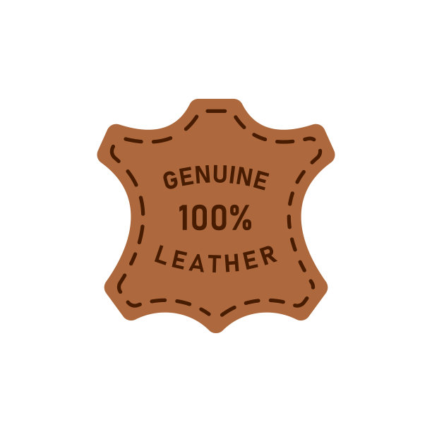 100%真皮标志图标图片下载