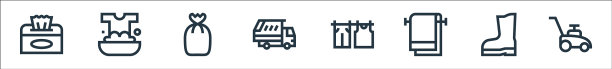 清洁线图标线性集质量线集图片下载