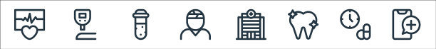 健康线性图标图片下载