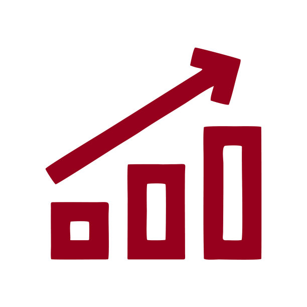 生长图图标孤立在白色背景上图片下载