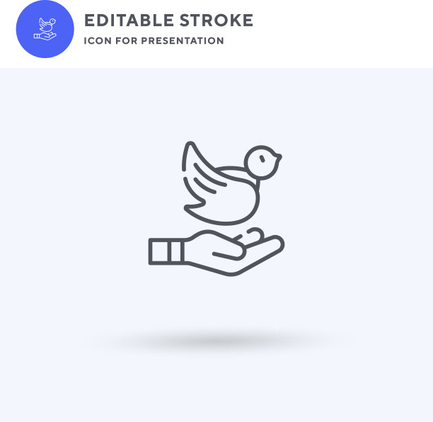 免费图标填充平坦固体标志图片下载