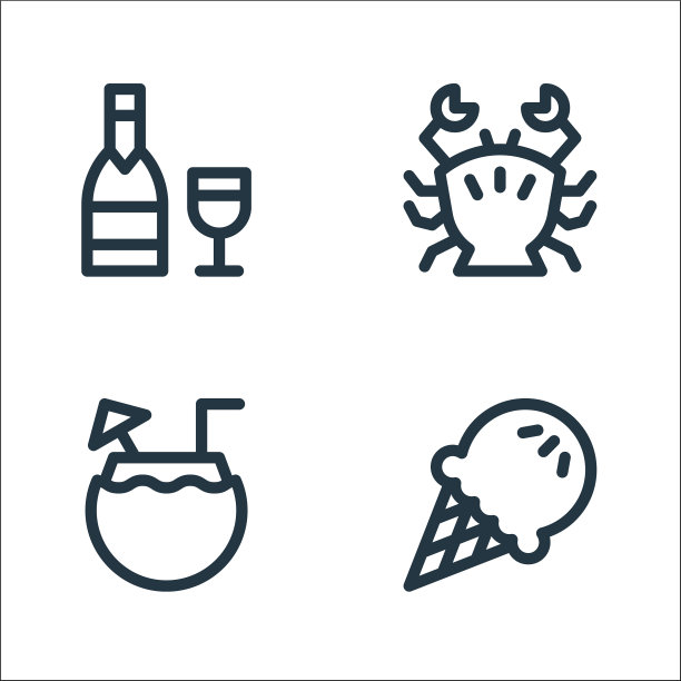 美食线图标线性设置质量线设置图片下载