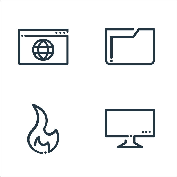 Ricon线图标线性设置质量线设置等图片下载