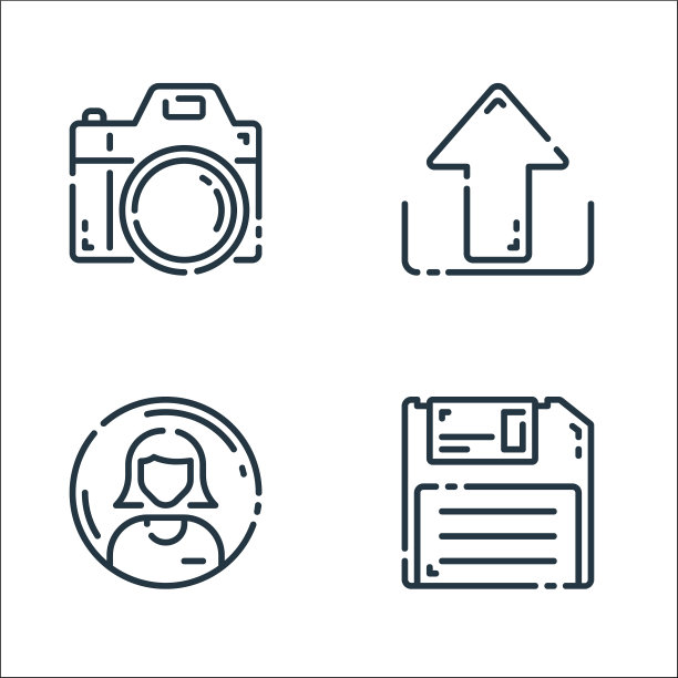 用户界面线图标线性设置质量线图片下载