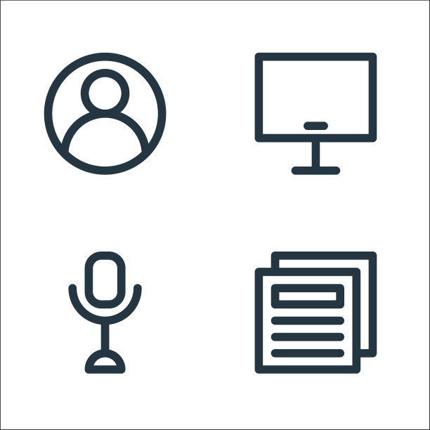 通讯线图标线性设置质量线图片下载