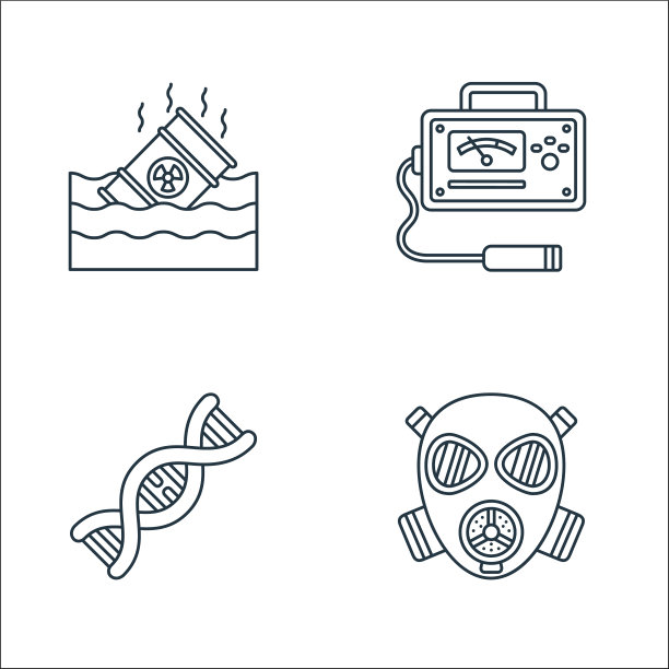 核能线图标线性集质量线图片下载