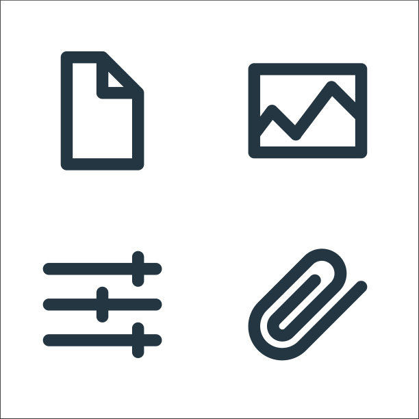 用户界面线图标线性设置质量线图片下载