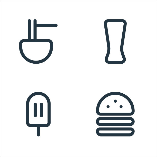 食品线图标线设置质量线设置这样图片下载