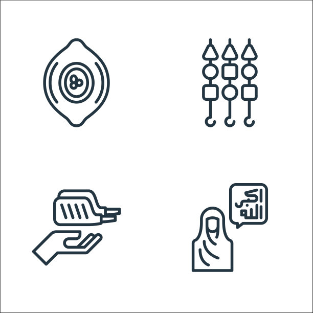 古尔邦线图标线性设置质量线图片下载