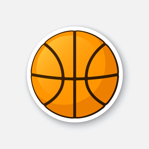 贴纸篮球球图片下载