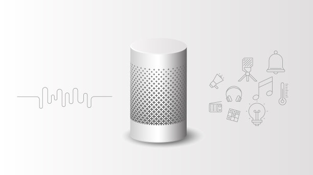 个人语音助手3d概念图片下载