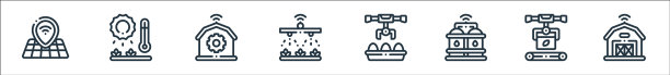 智能农场线图标线性设置质量线设置图片下载