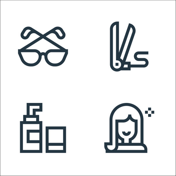 美丽线图标线性集质量线集图片下载